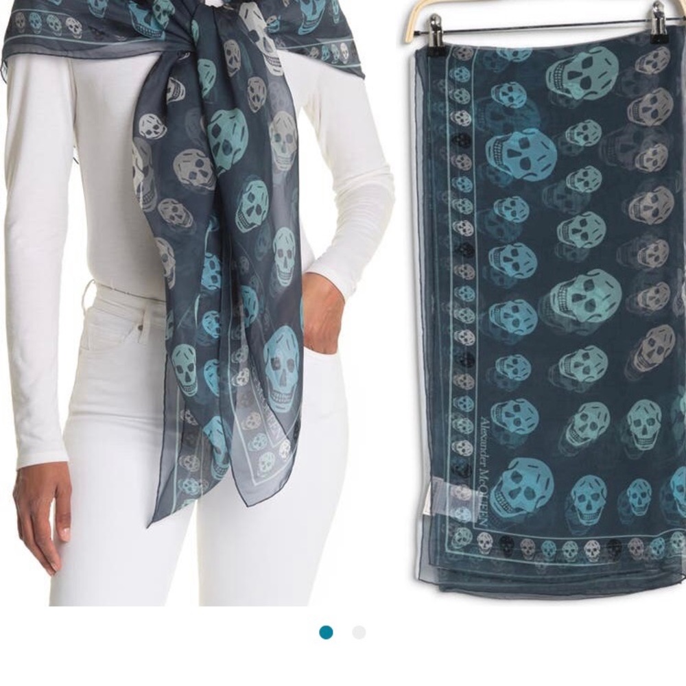 Alexander McQueen silk scarf